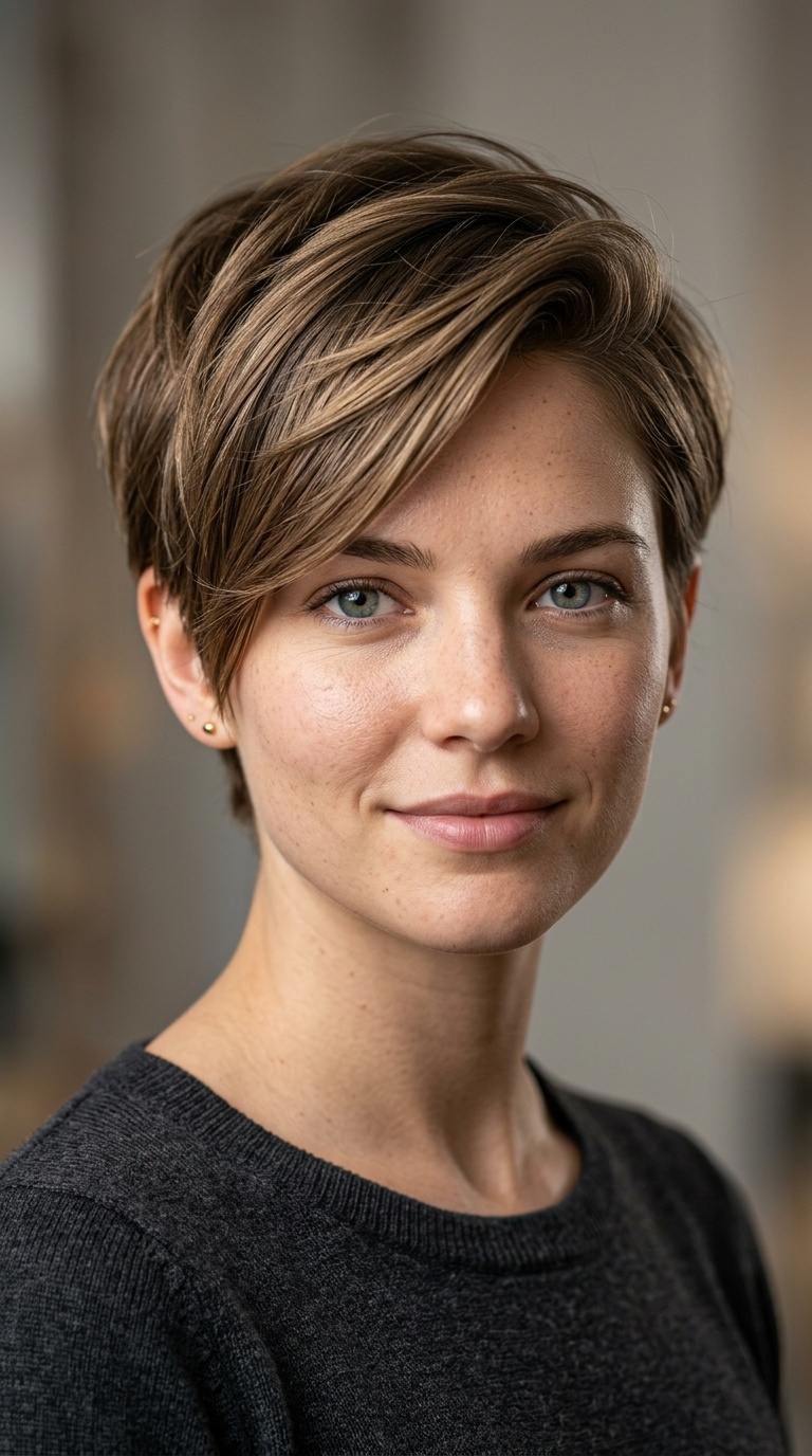 Side-Swept Pixie