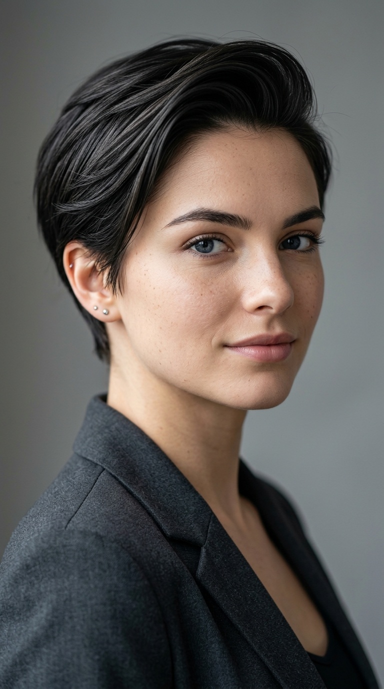 Side-Swept Pixie
