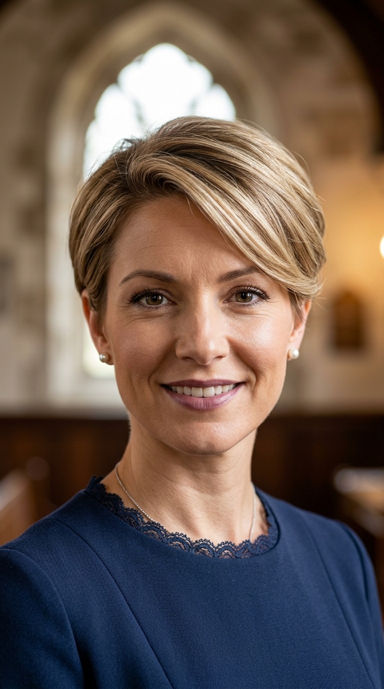 Side-Swept Pixie