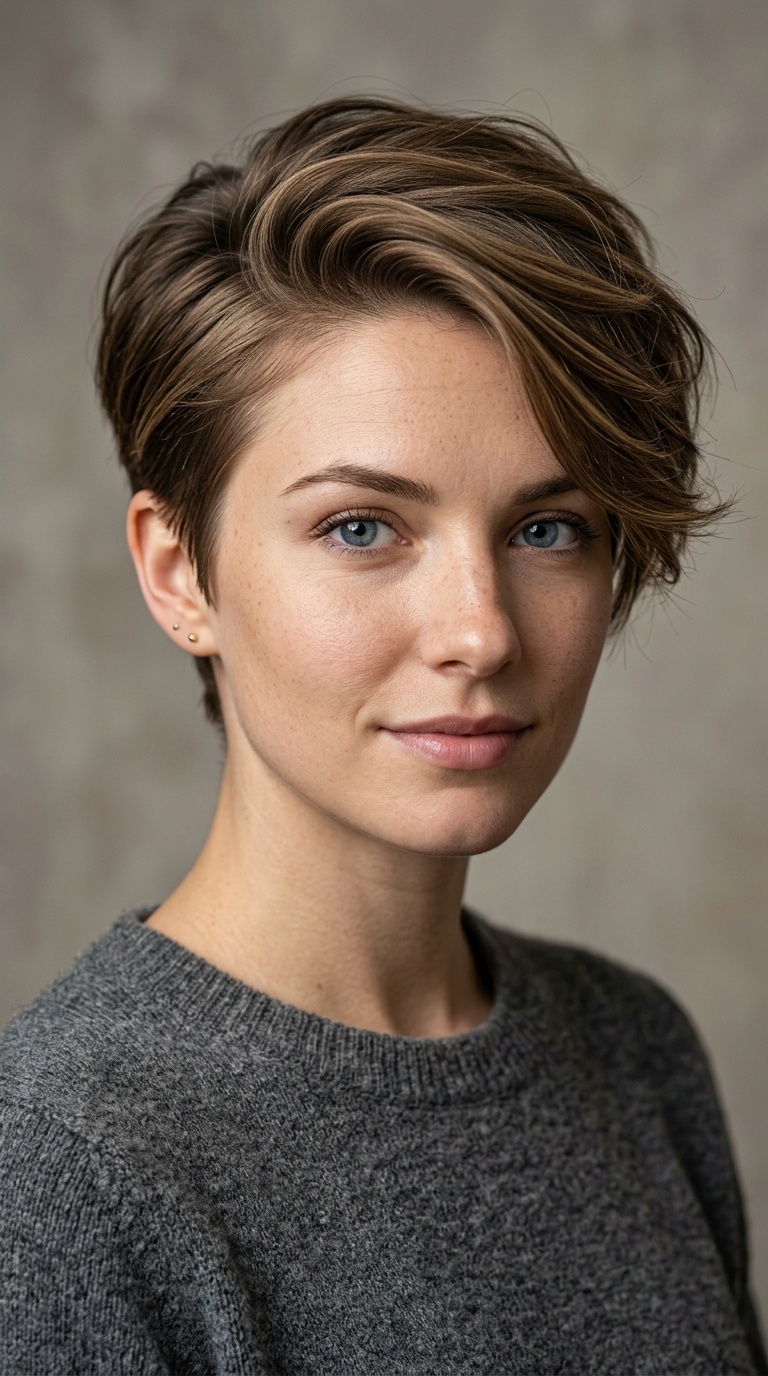 Side-Swept Pixie