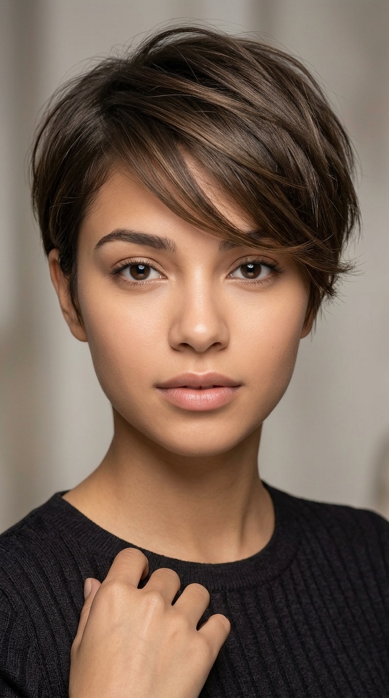 Side-Swept Pixie