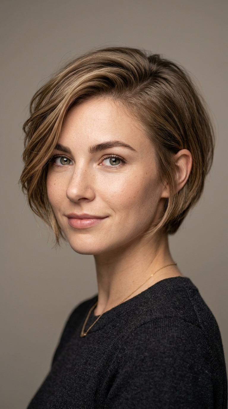 Side-Swept Pixie-Bob