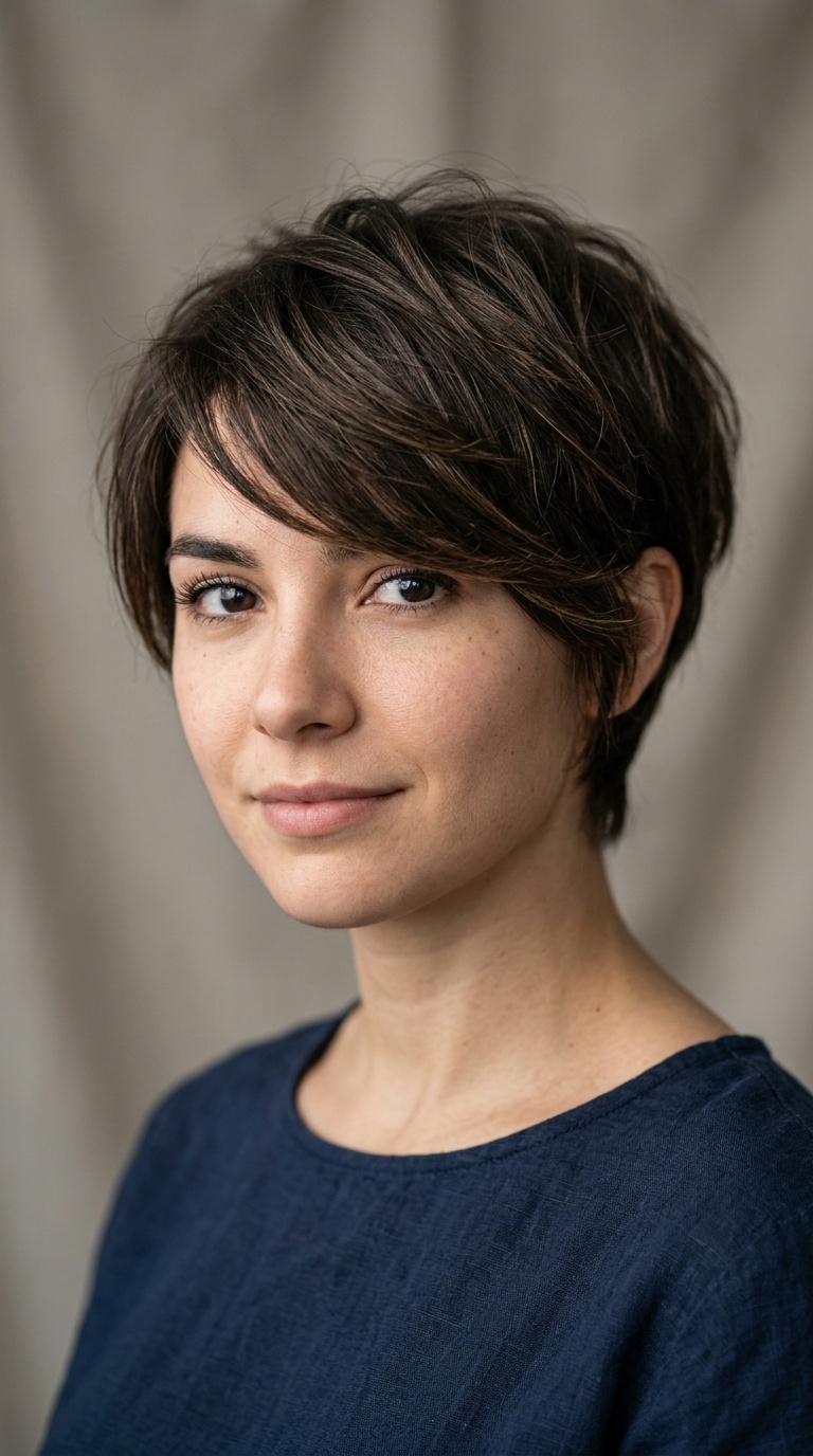 Side-Swept Pixie-Bob