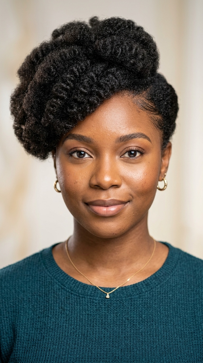 Side-Swept Puff