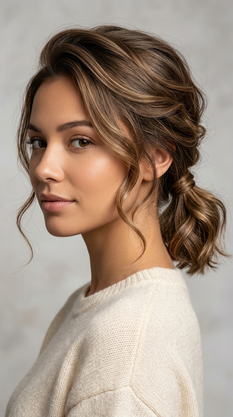 Side-Swept Romantic Pony