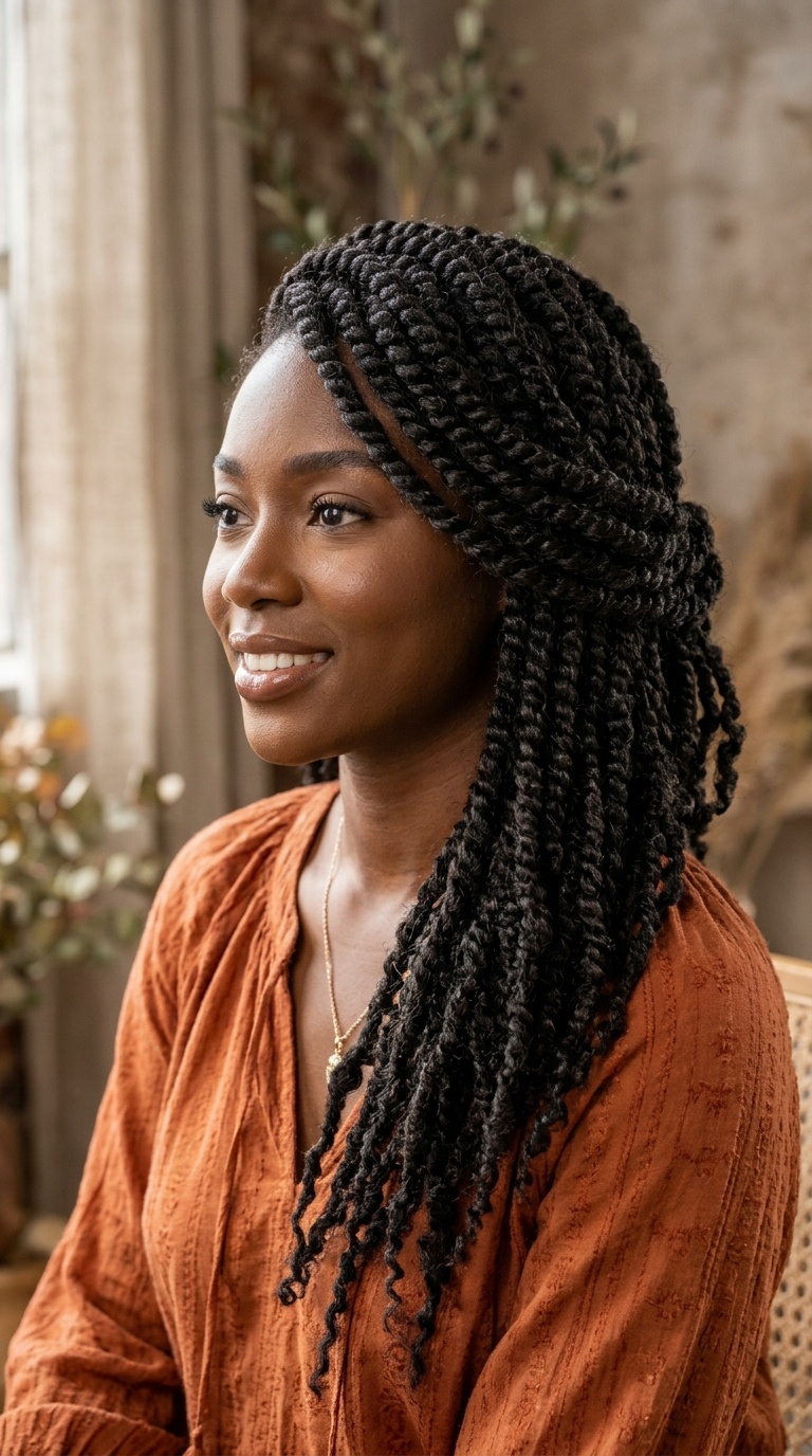 Side-Swept Romantic Twists