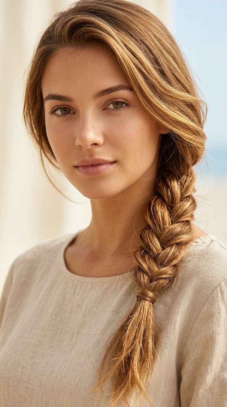 Side-Swept Rope Braid