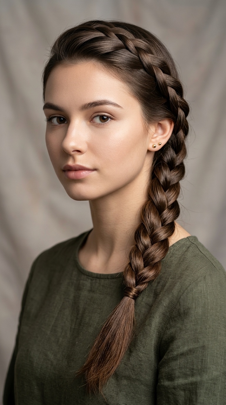 Side-Swept Rope Braid