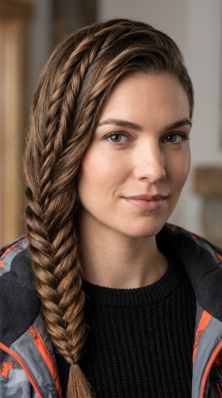 Side-Swept Rope Twist