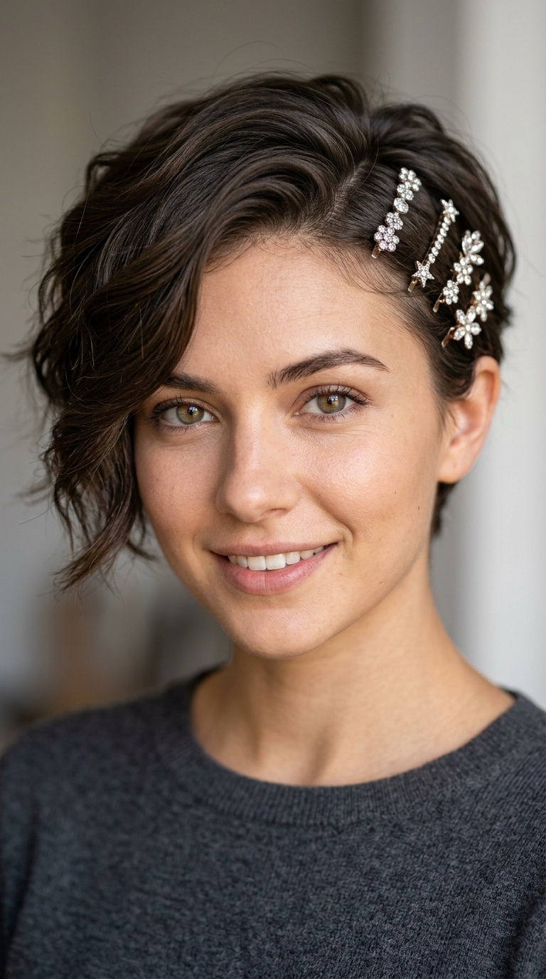 Side-Swept Sparkle