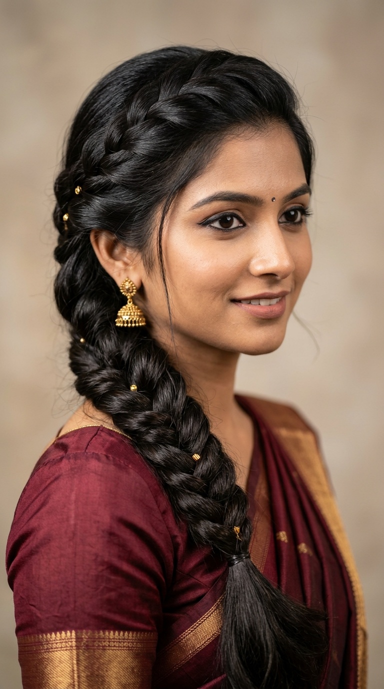 Side-Swept Twisted Braid