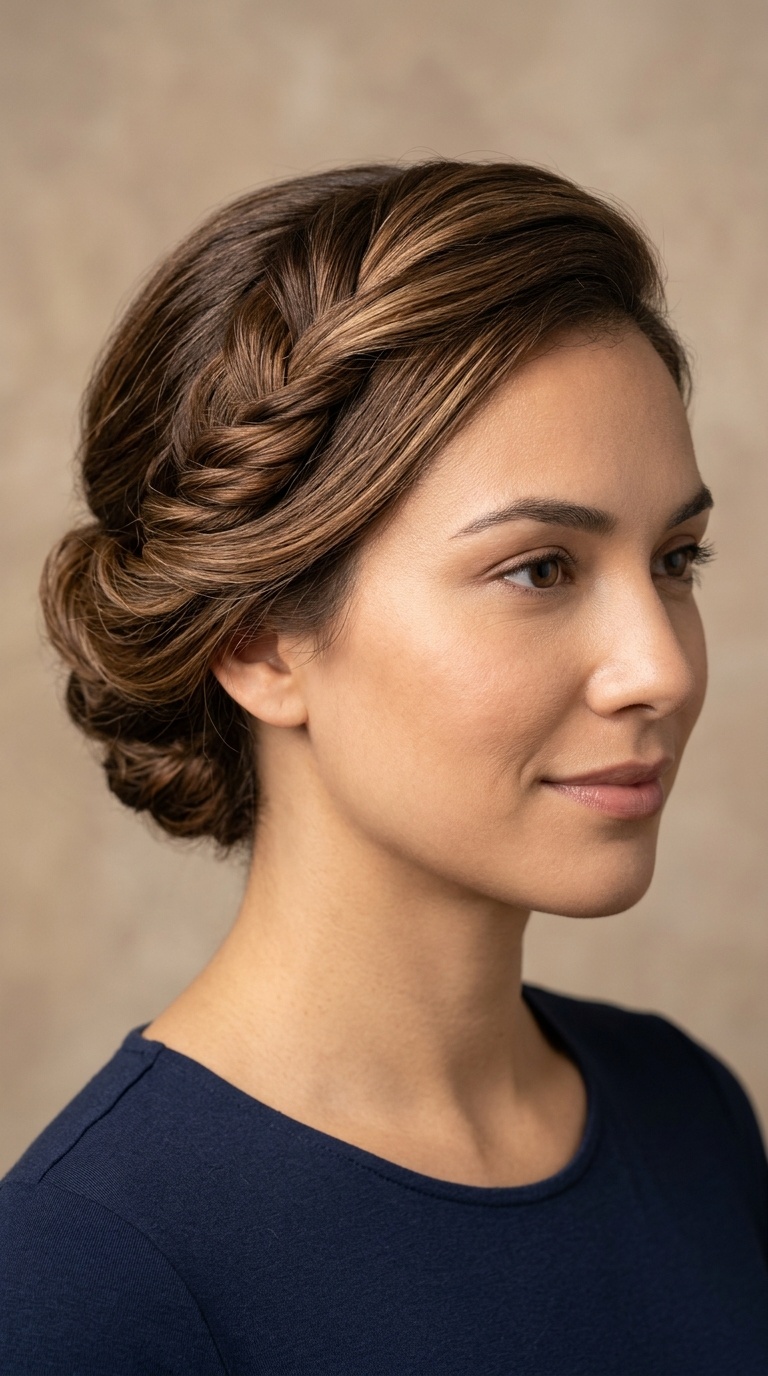 Side-Swept Twisted Tuck