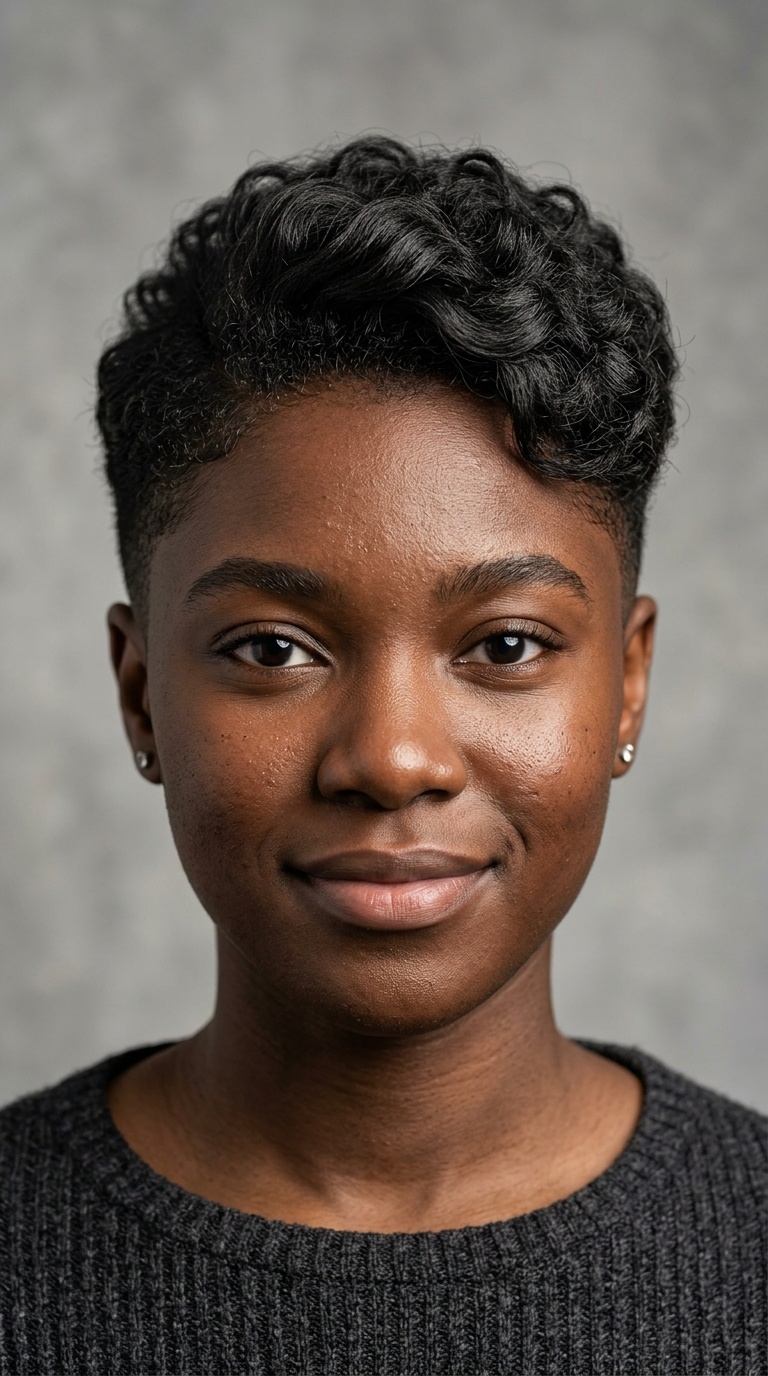 Side-Swept Waves with Skin Fade