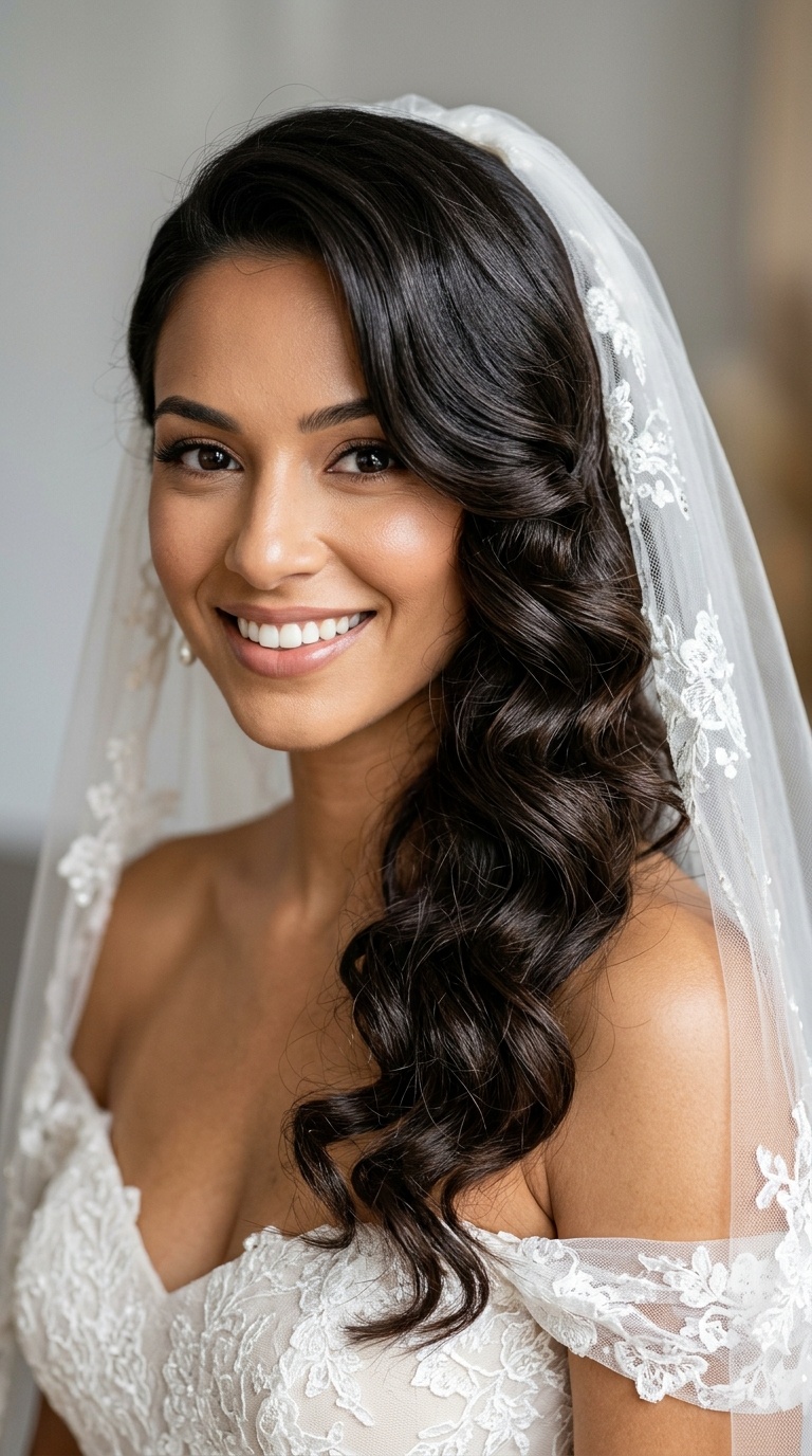 Sideswept Curls