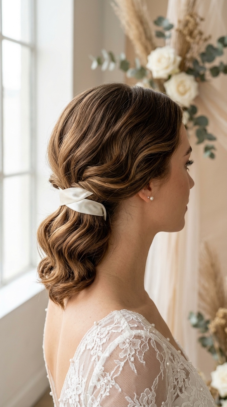 Silk Ribbon Tucked Waves