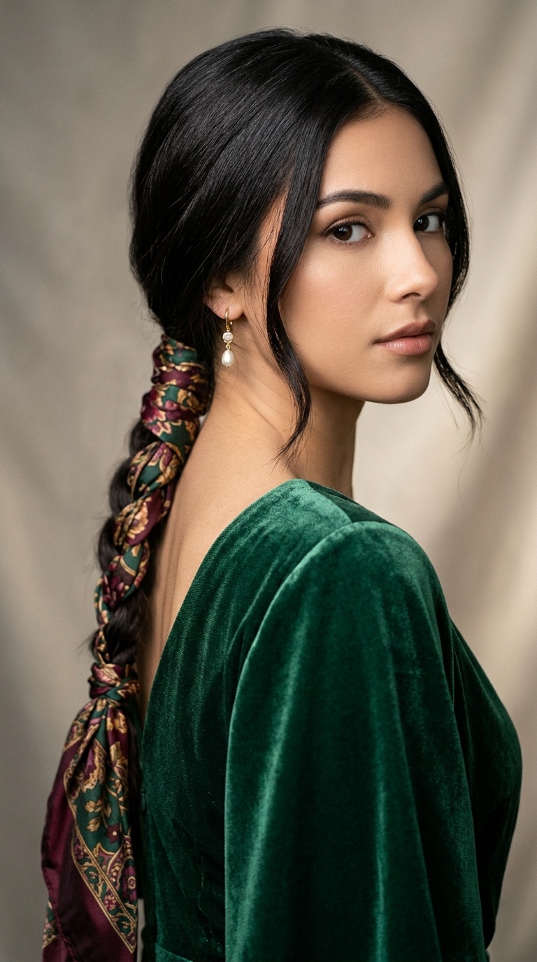 Silk Scarf Braid