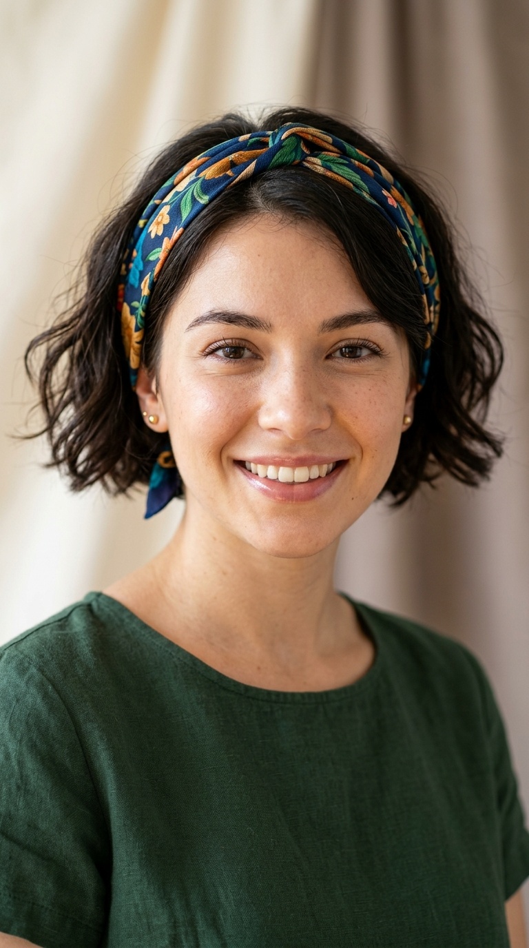 Silk Scarf Headband