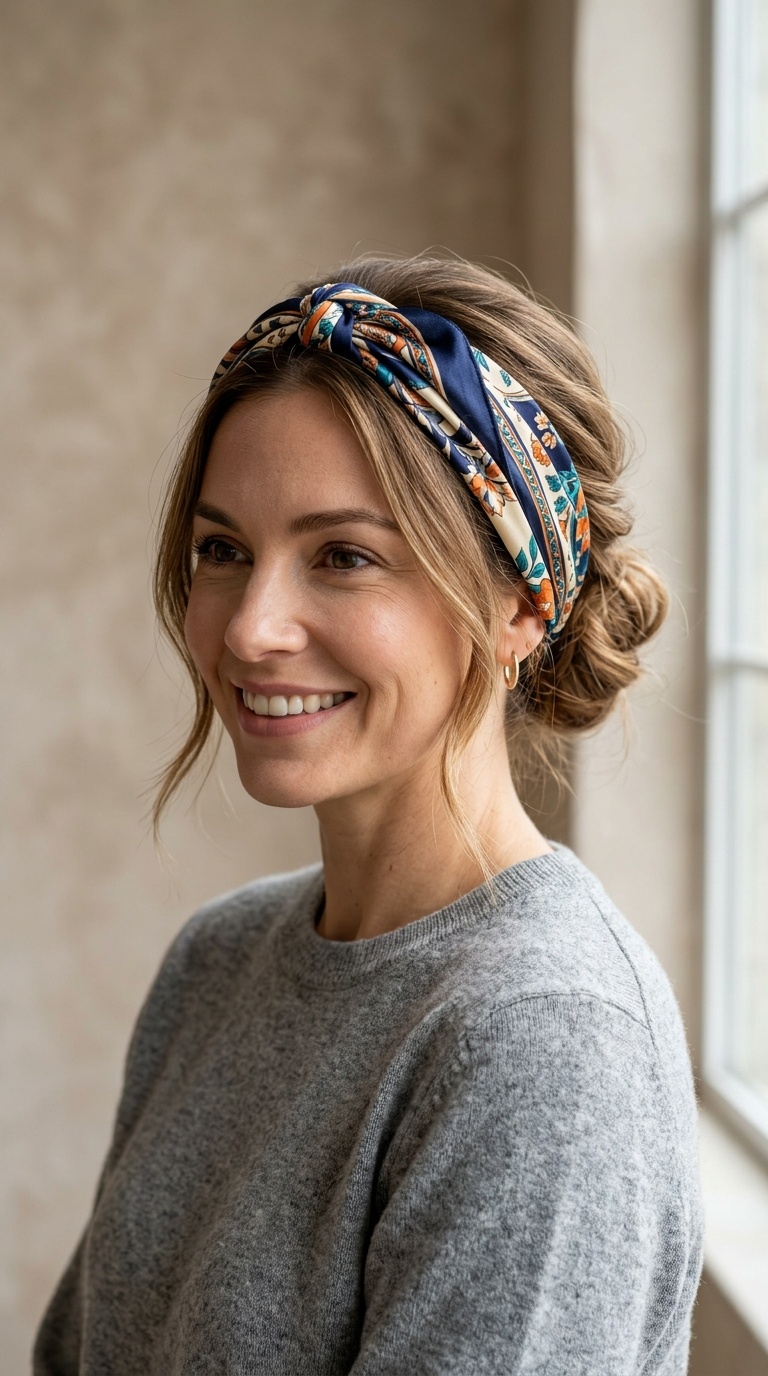 Silk Scarf Headband