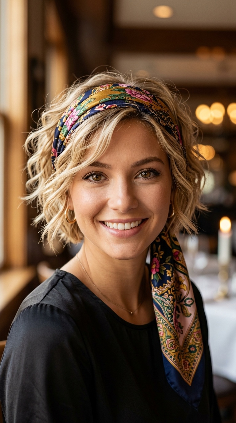 Silk Scarf Headband