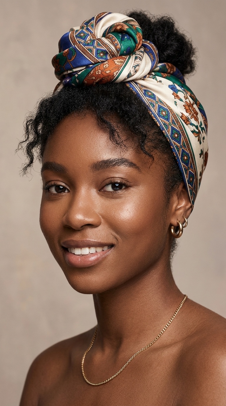 Silk Scarf Headwrap