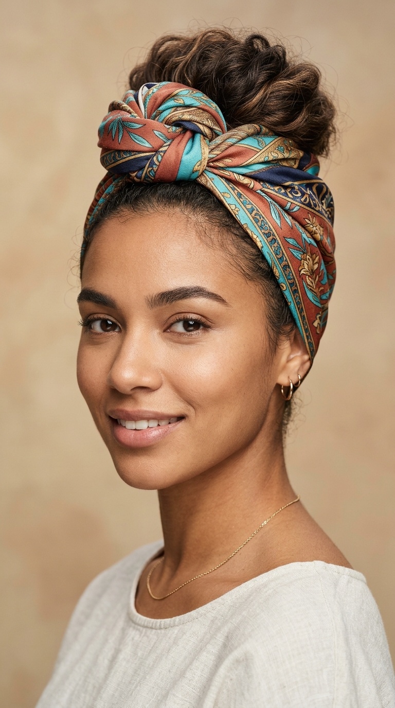 Silk Scarf Wrap