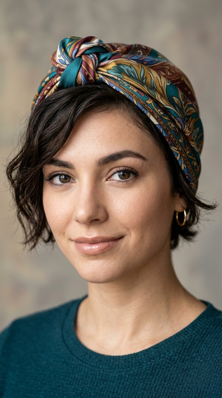 Silk Scarf Wrap