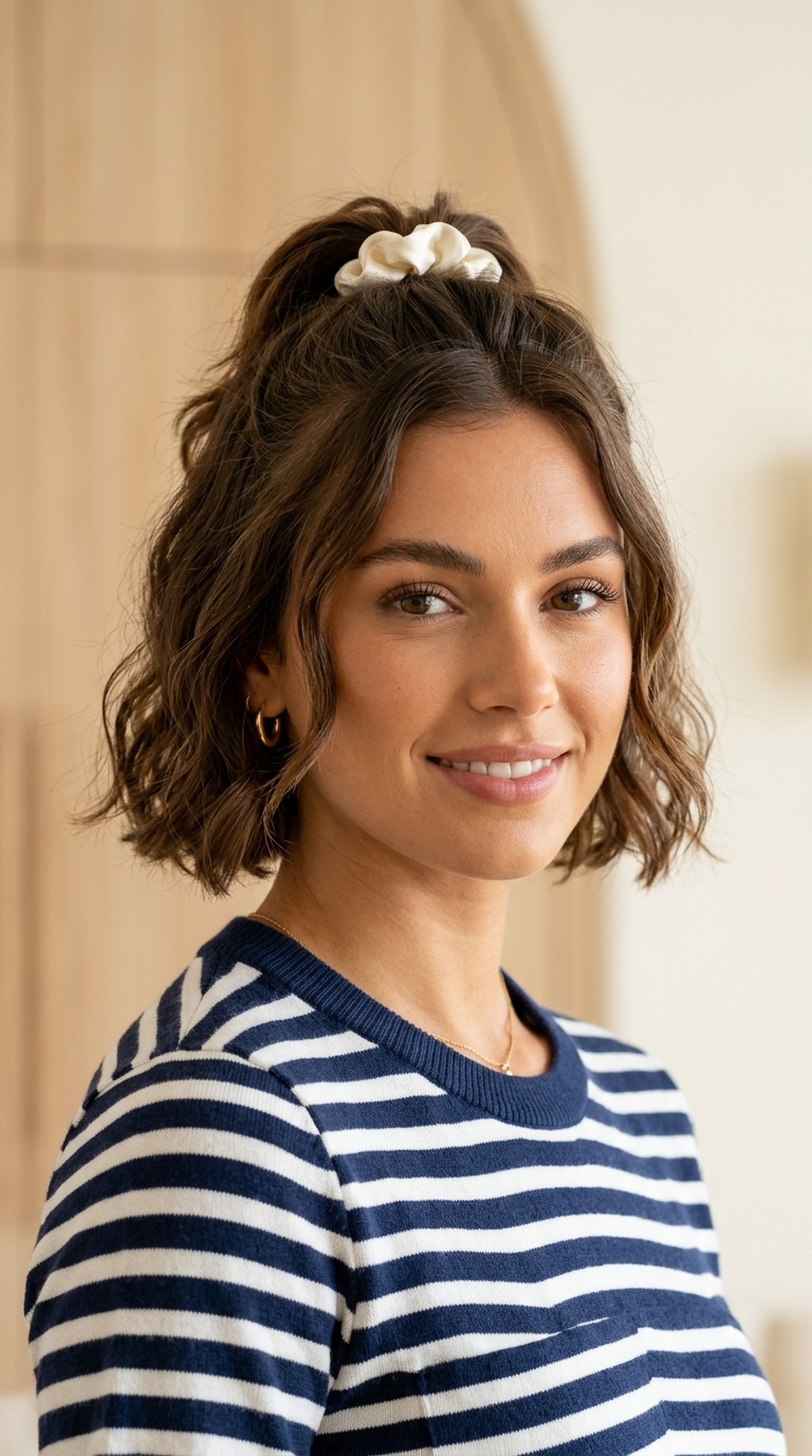 Silk Scrunchie Half-Tuck
