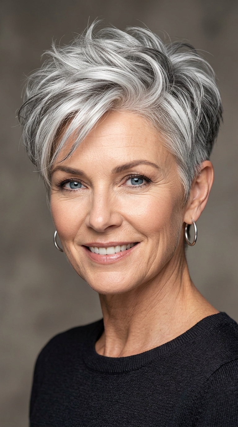 Silver Fox Tapered Crop