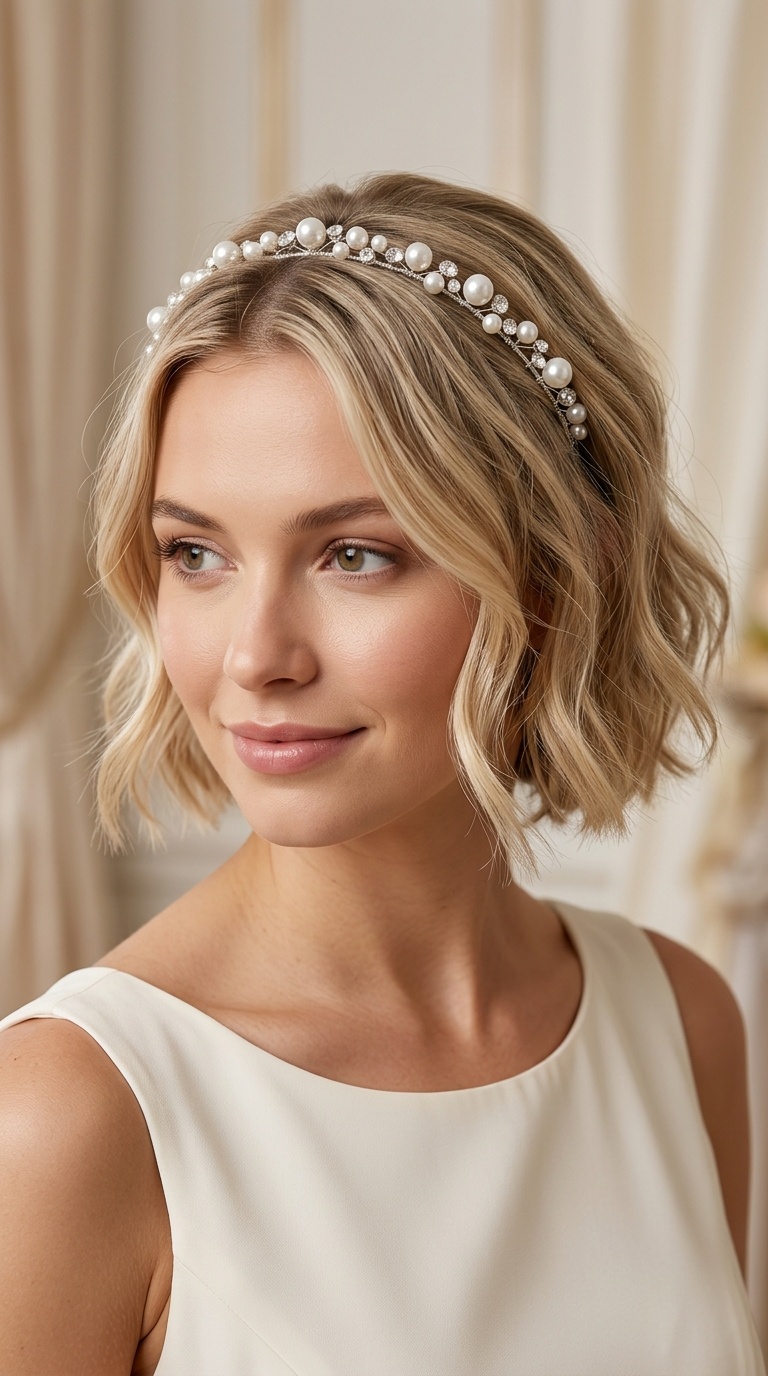 Simple Pearl Headband