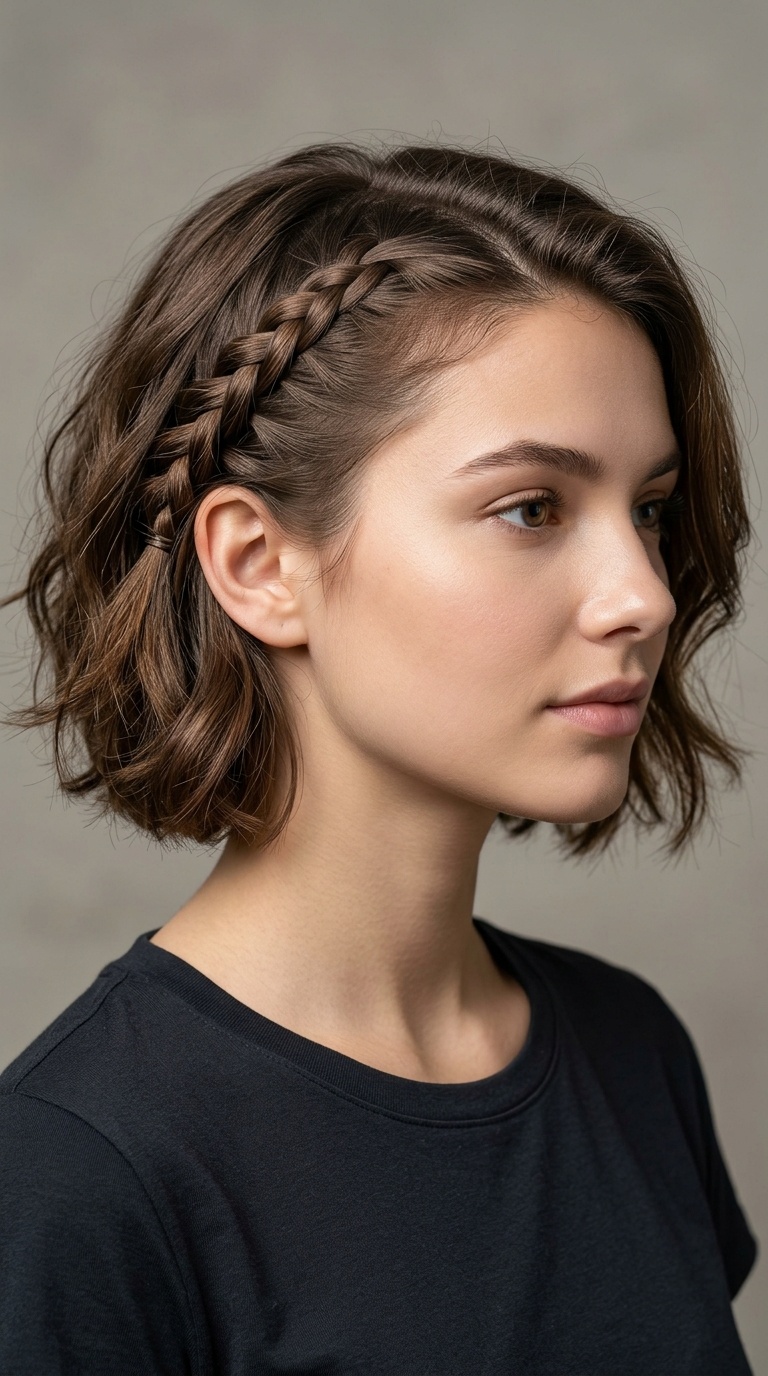 Simple Three-Strand Temple Braid