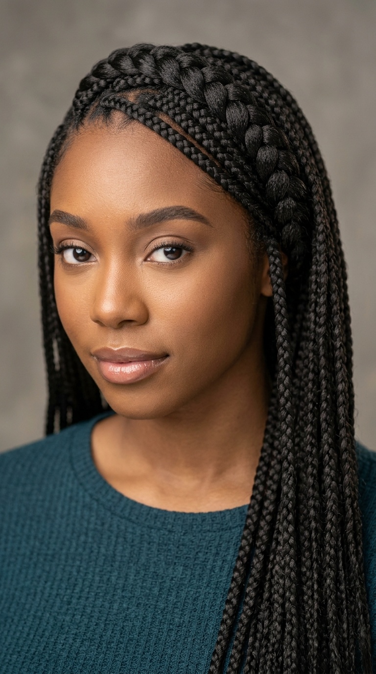Single-Sided Dutch Braid Accent