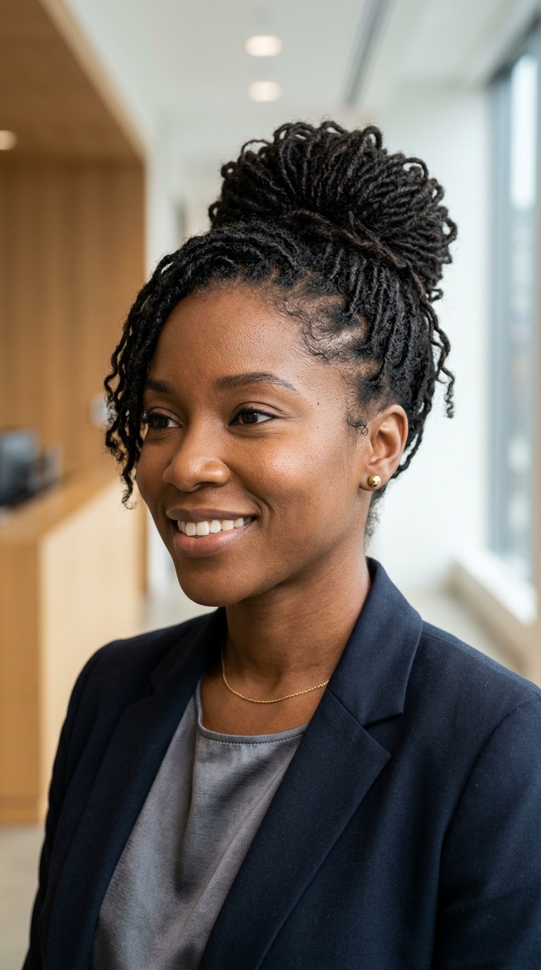 Sisterlocks Updo