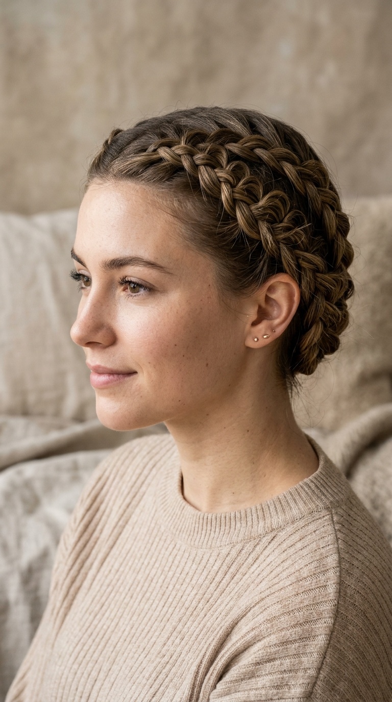 Six-Strand Flower Lattice