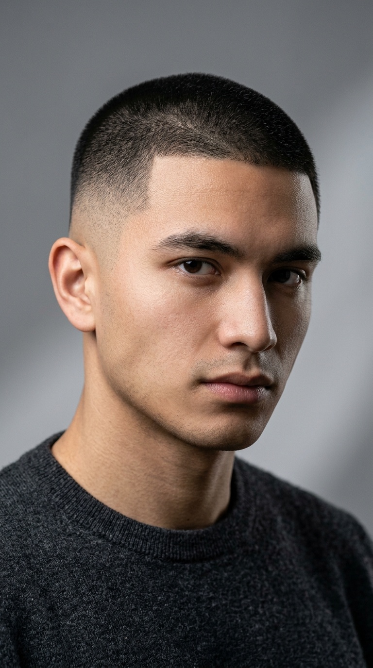 Skin Fade with Buzz Cut