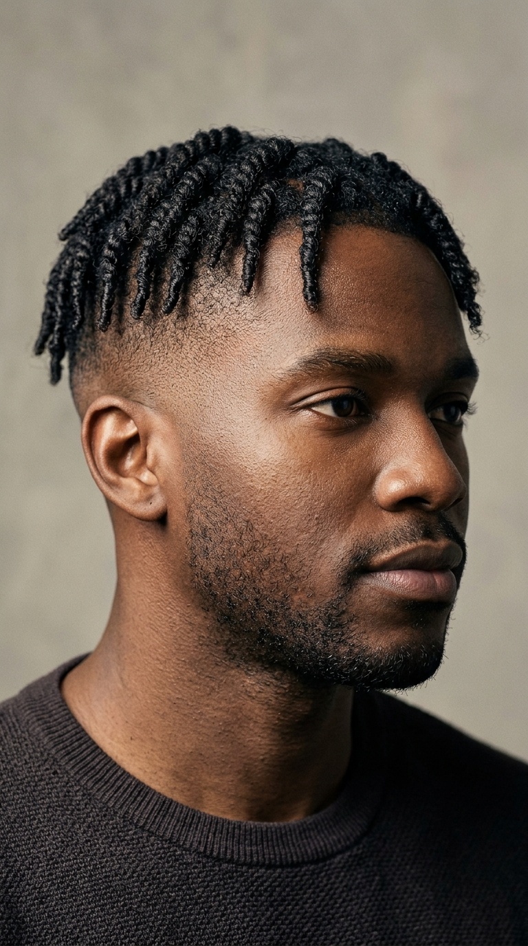 Skin Fade with Comb Coils