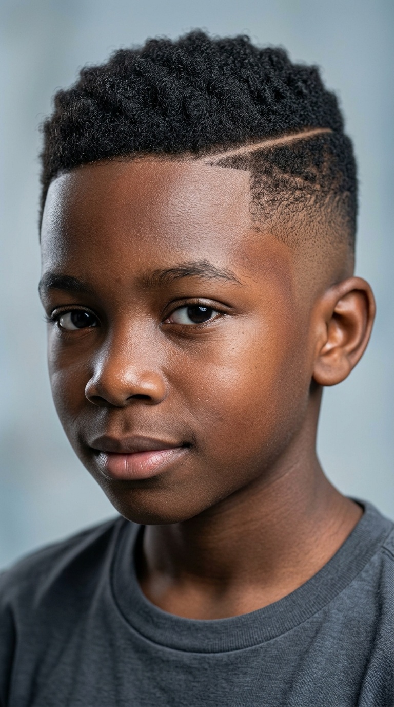 Skin Fade with Hard Part