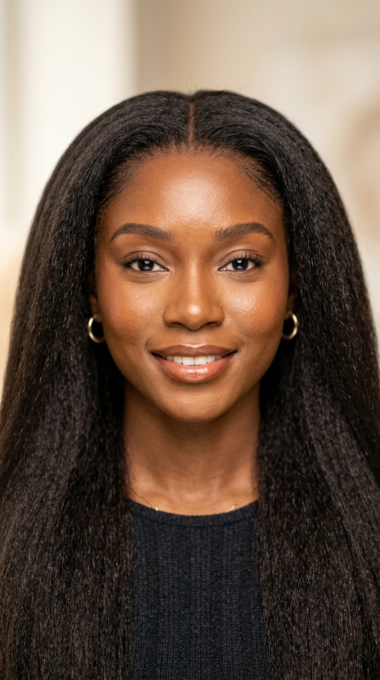 Skin-Melted Kinky Straight Texture