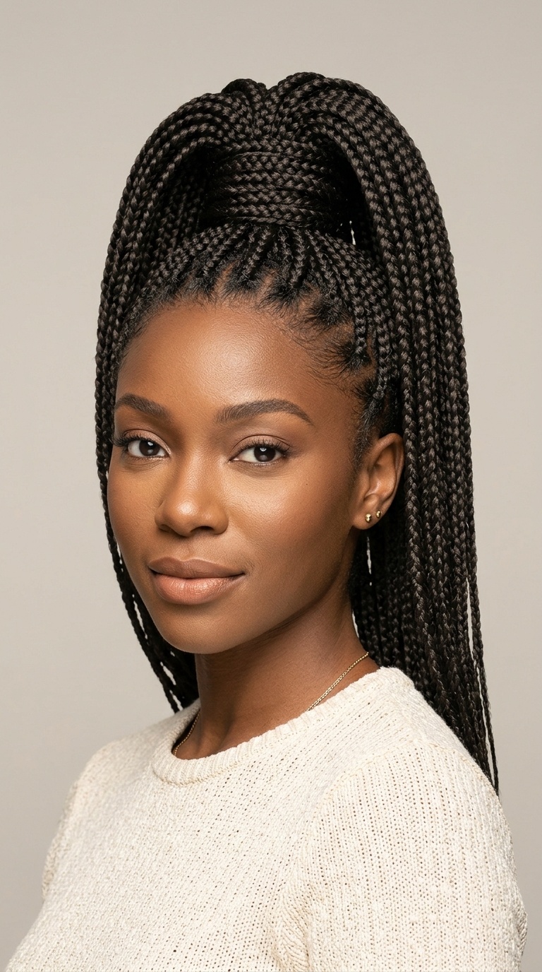 Sky-High Fountain Ponytail
