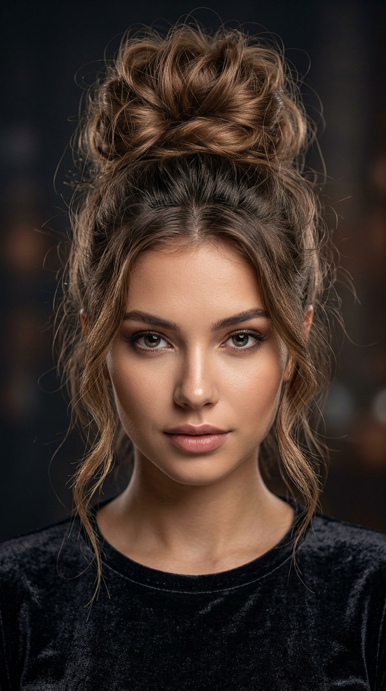 Sky-High Messy Bun