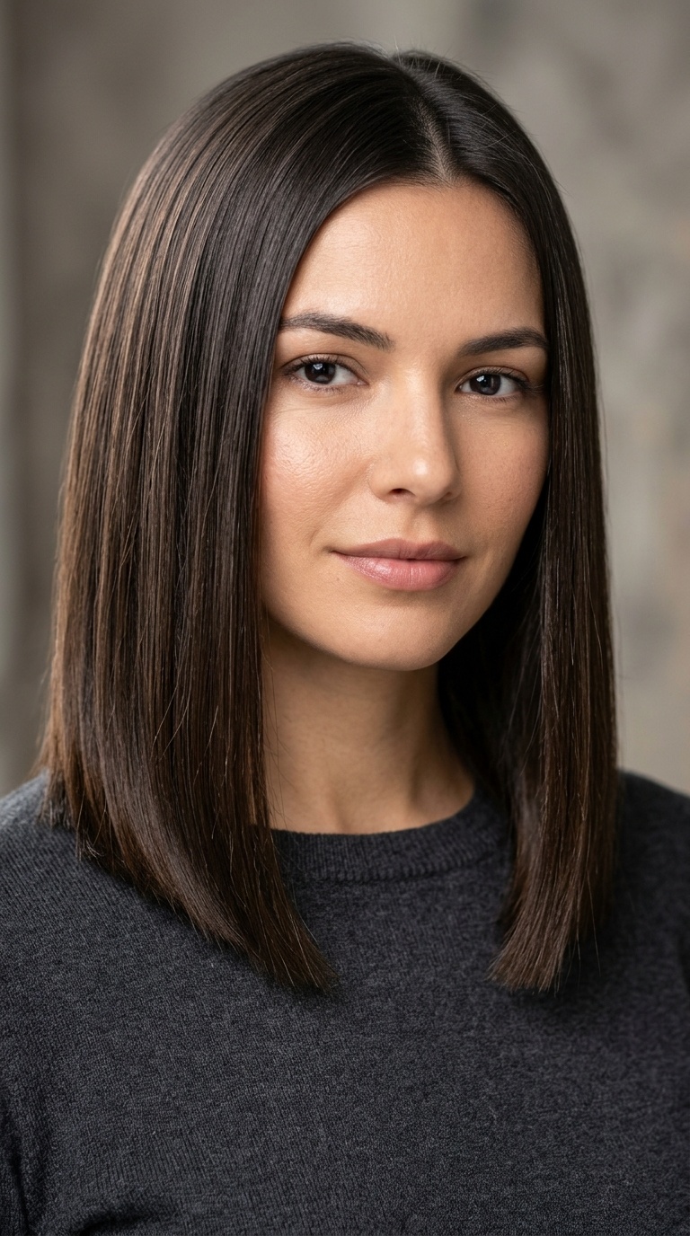 Sleek A-Line Blunt Lob
