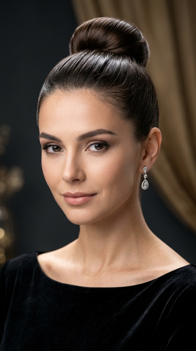 Sleek Ballerina Bun