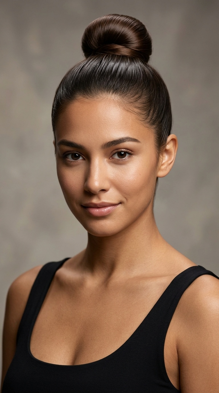 Sleek Ballerina Bun