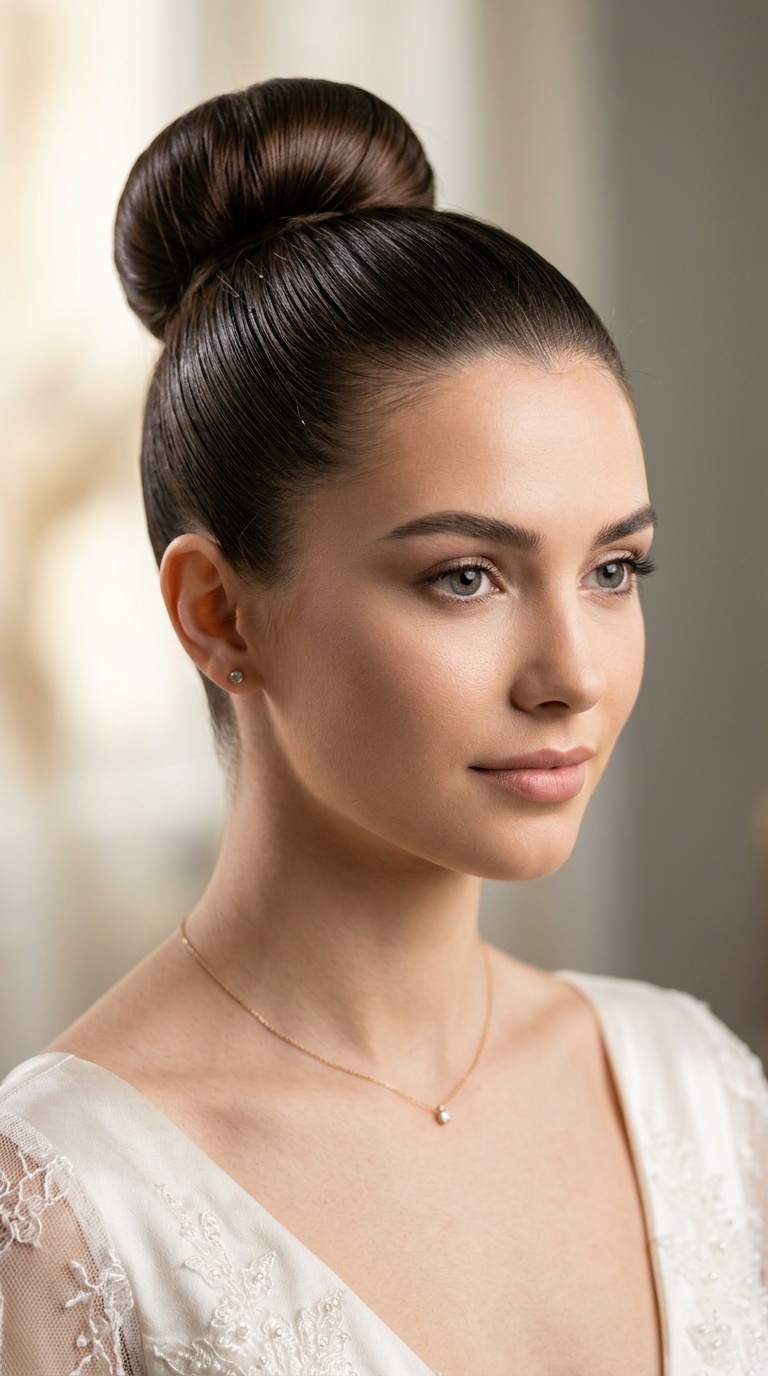 Sleek Ballerina Bun