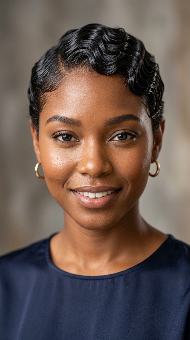 Sleek Finger Waves