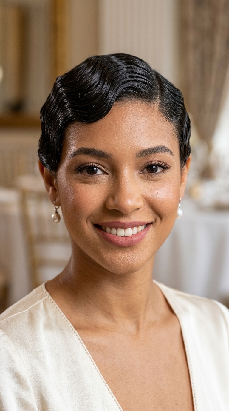 Sleek Finger Waves