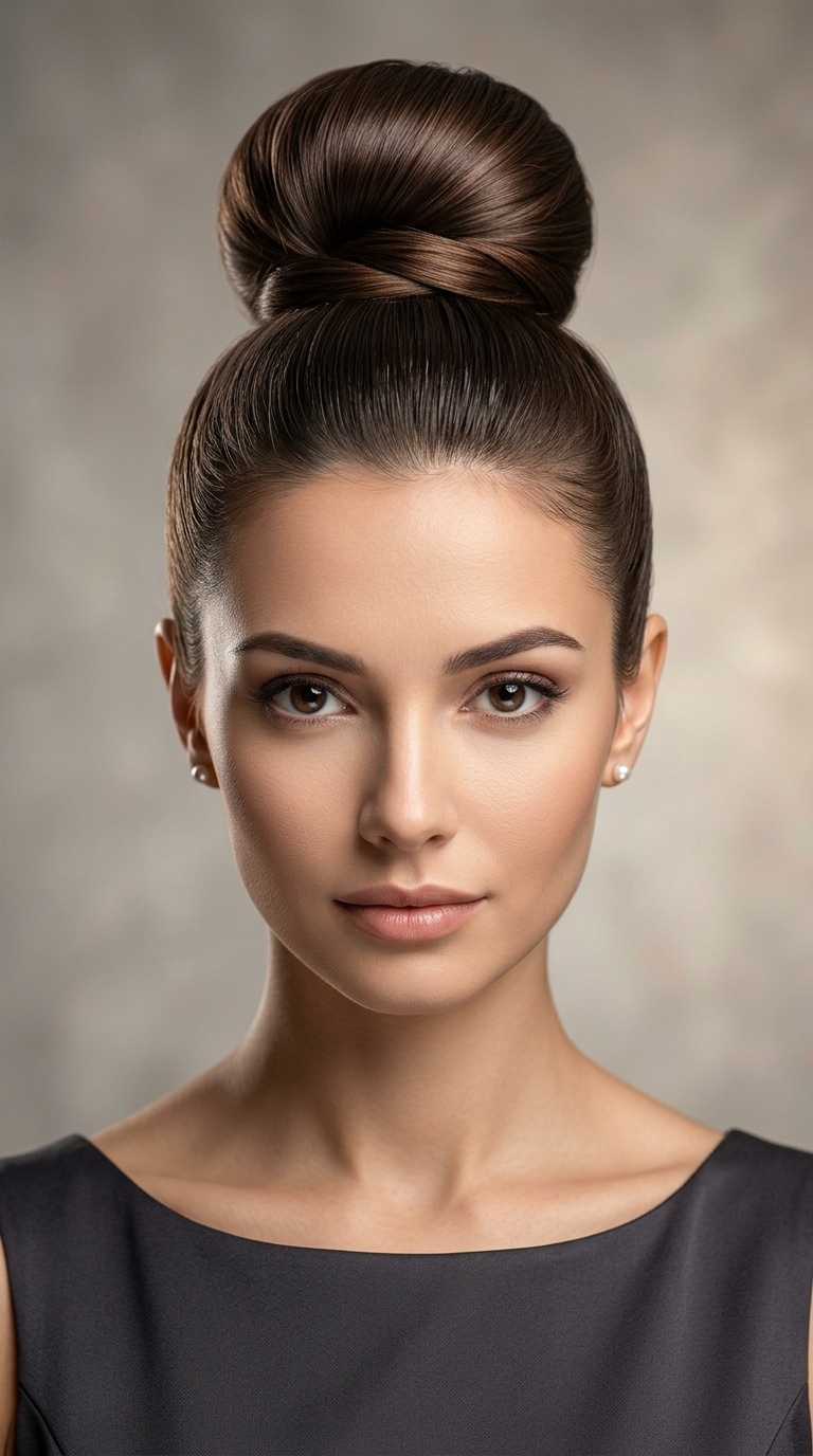 Sleek High Ballerina Bun