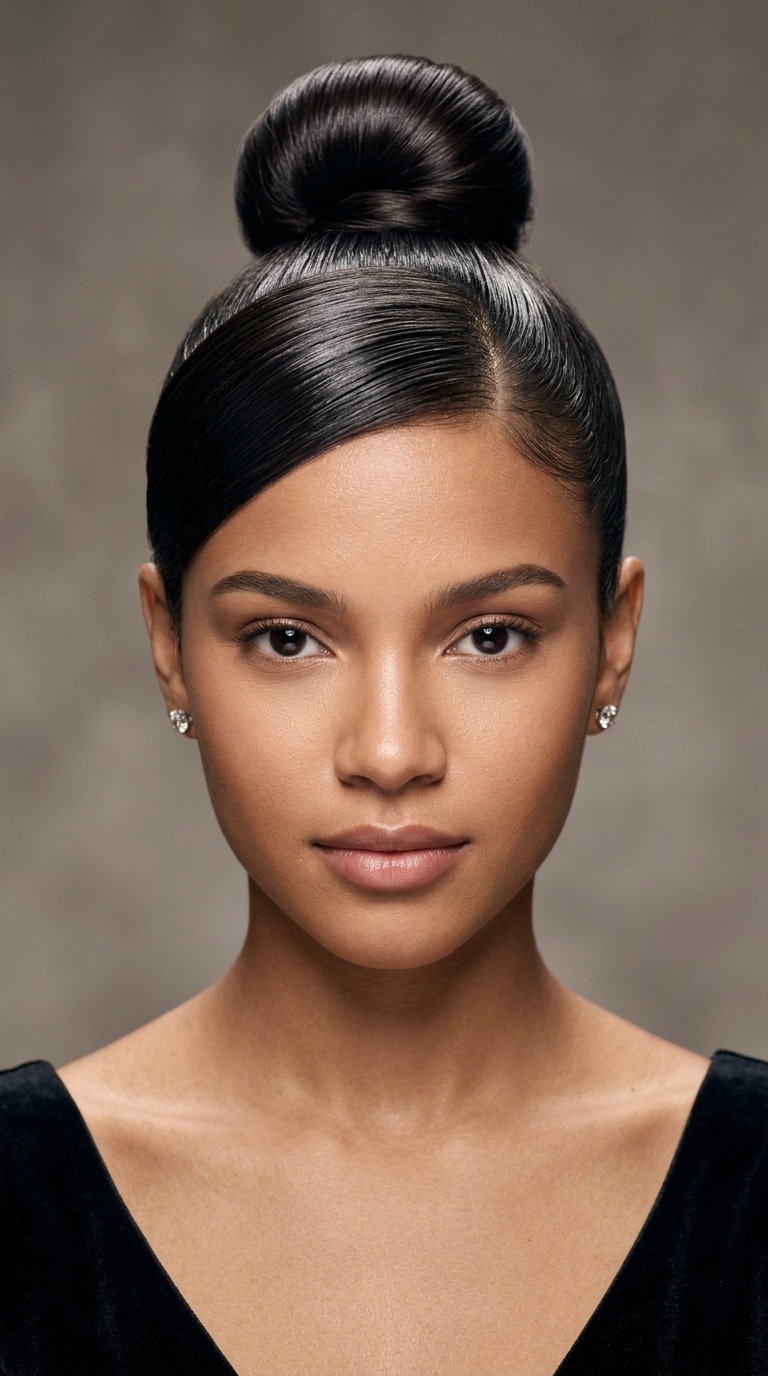 Sleek High Bun