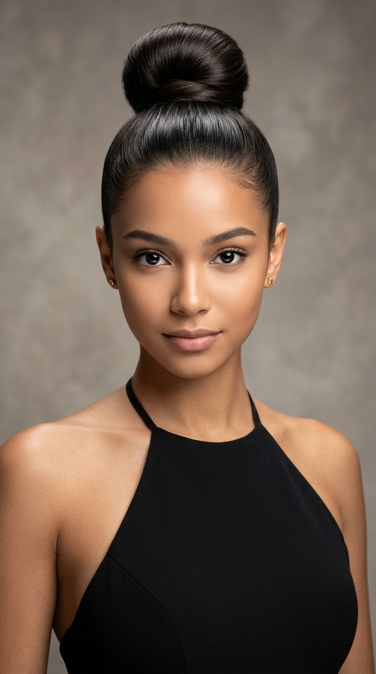 Sleek High Bun