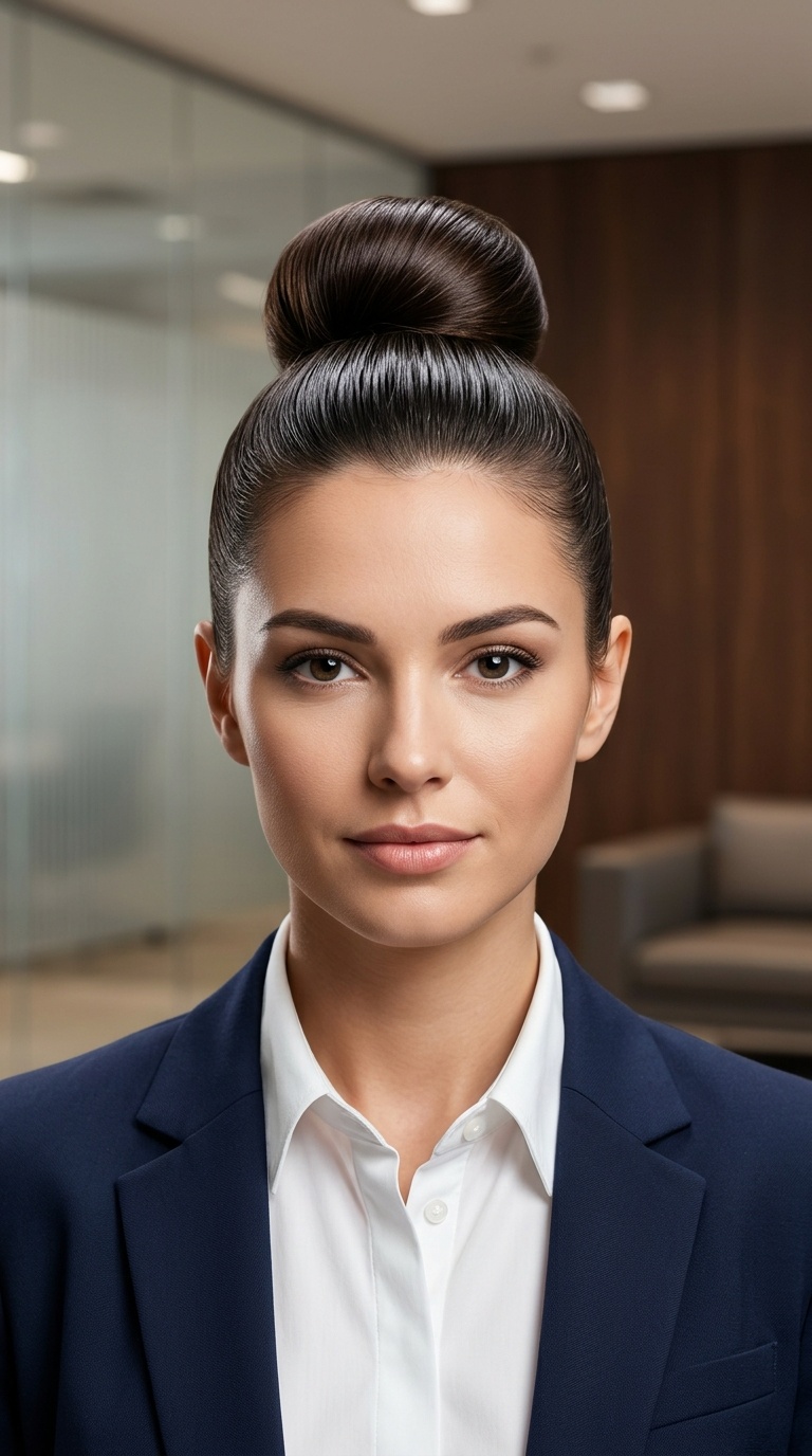 Sleek High Bun