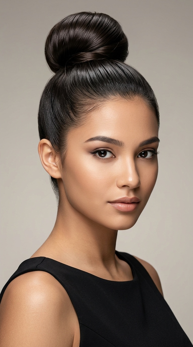 Sleek High Bun